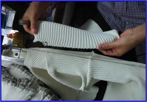 스웨터 가공의 핵심 단계: 사시