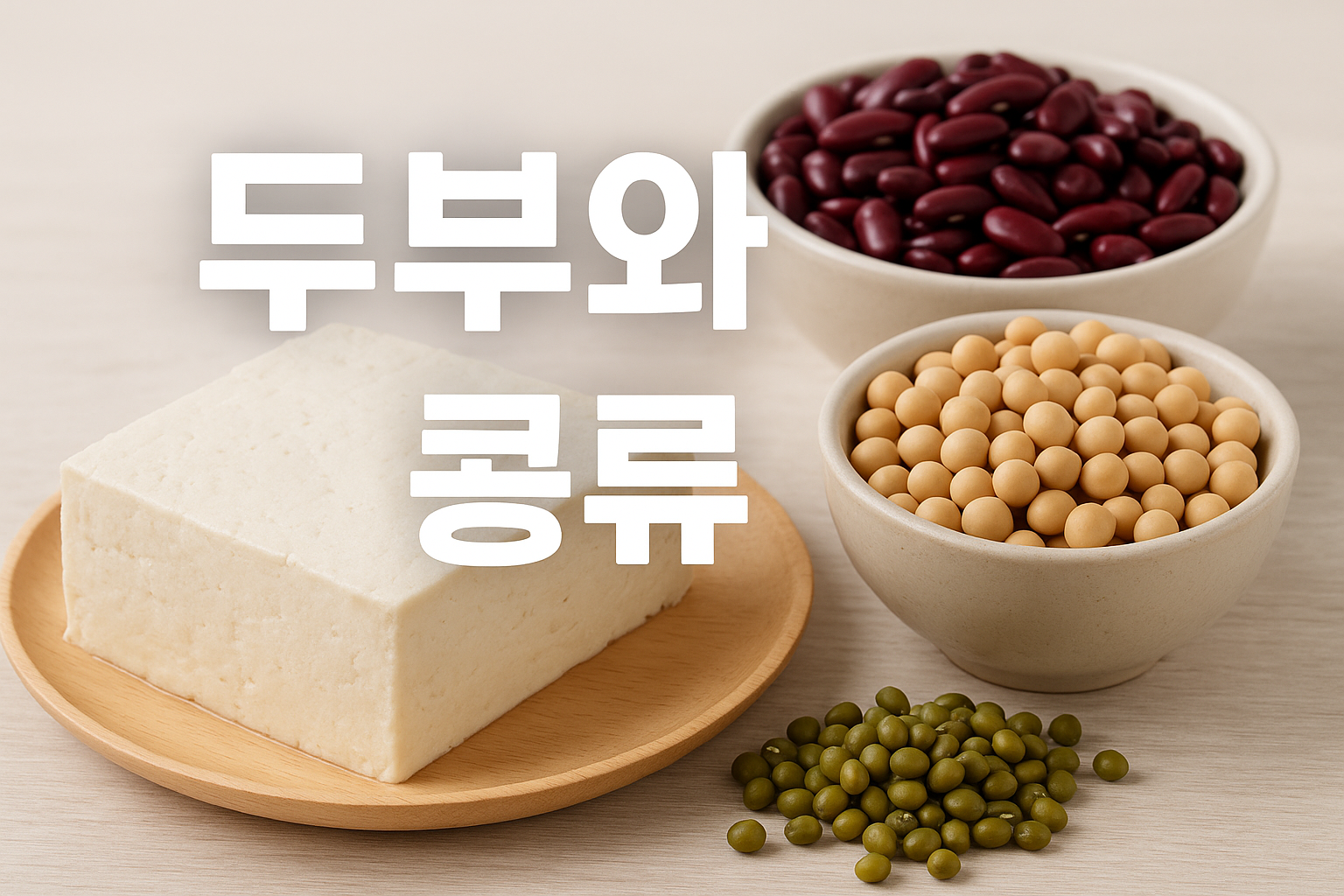 두부와 콩류