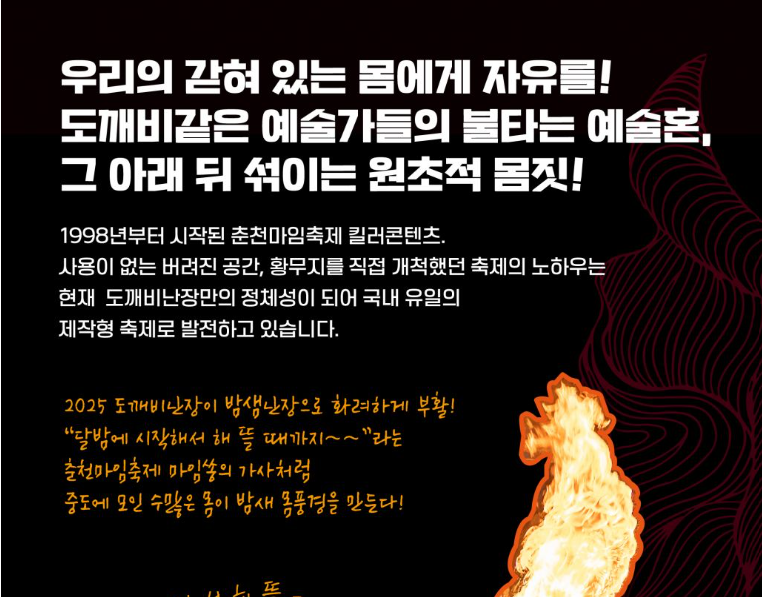 2025 춘천마임축제 밤샘난장 도깨비난장 