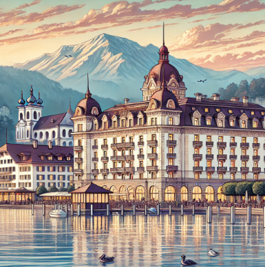 신혼여행 루체른 호텔