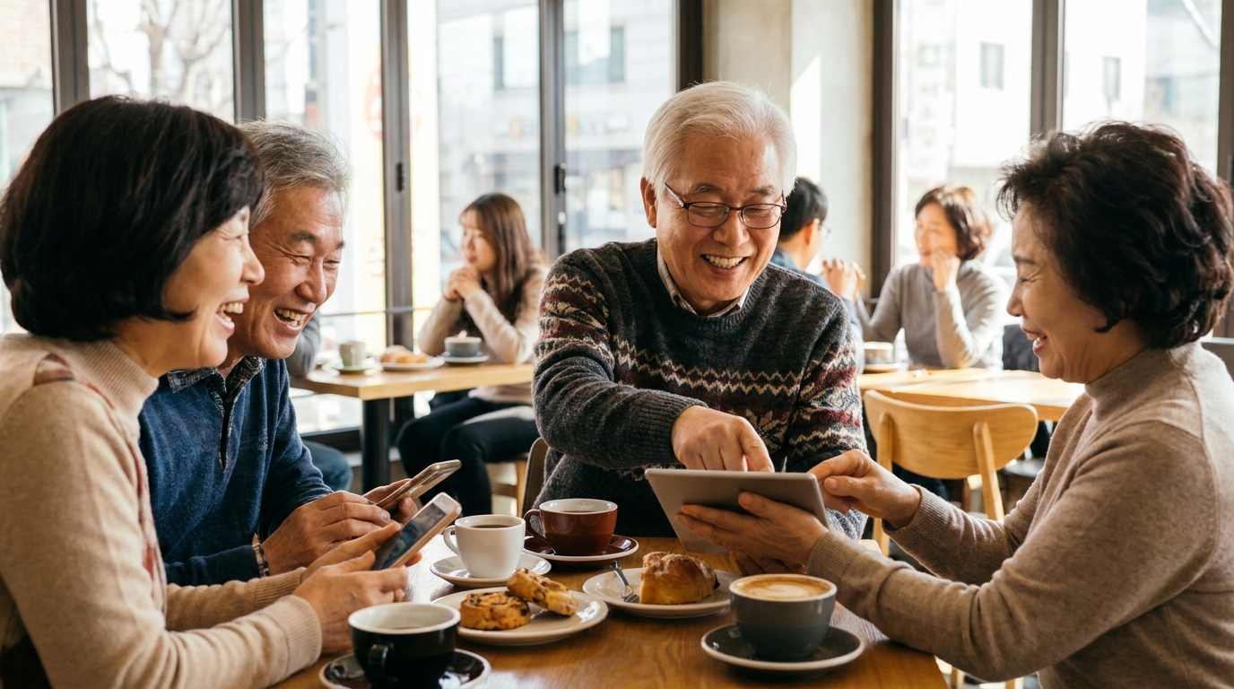 동년배 시니어들에게 디지털 기기 활용법을 전수하는 라이프 코치