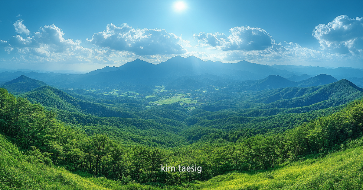 금수산의 사계절