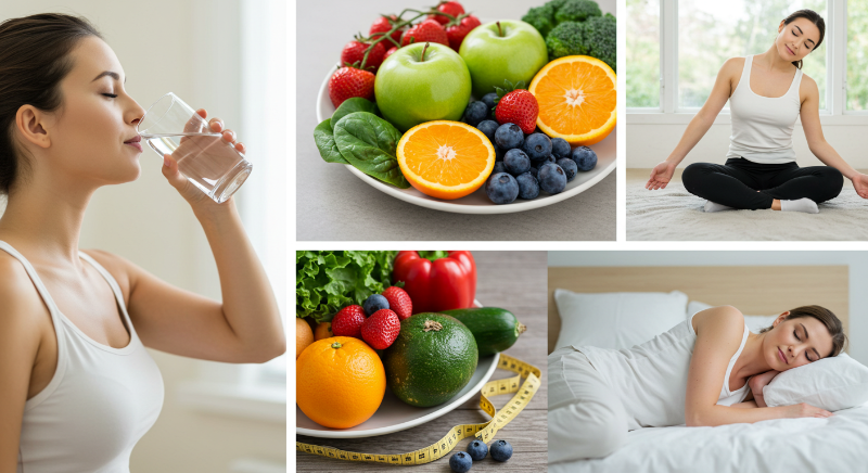 규칙적인 운동과 충분한 숙면