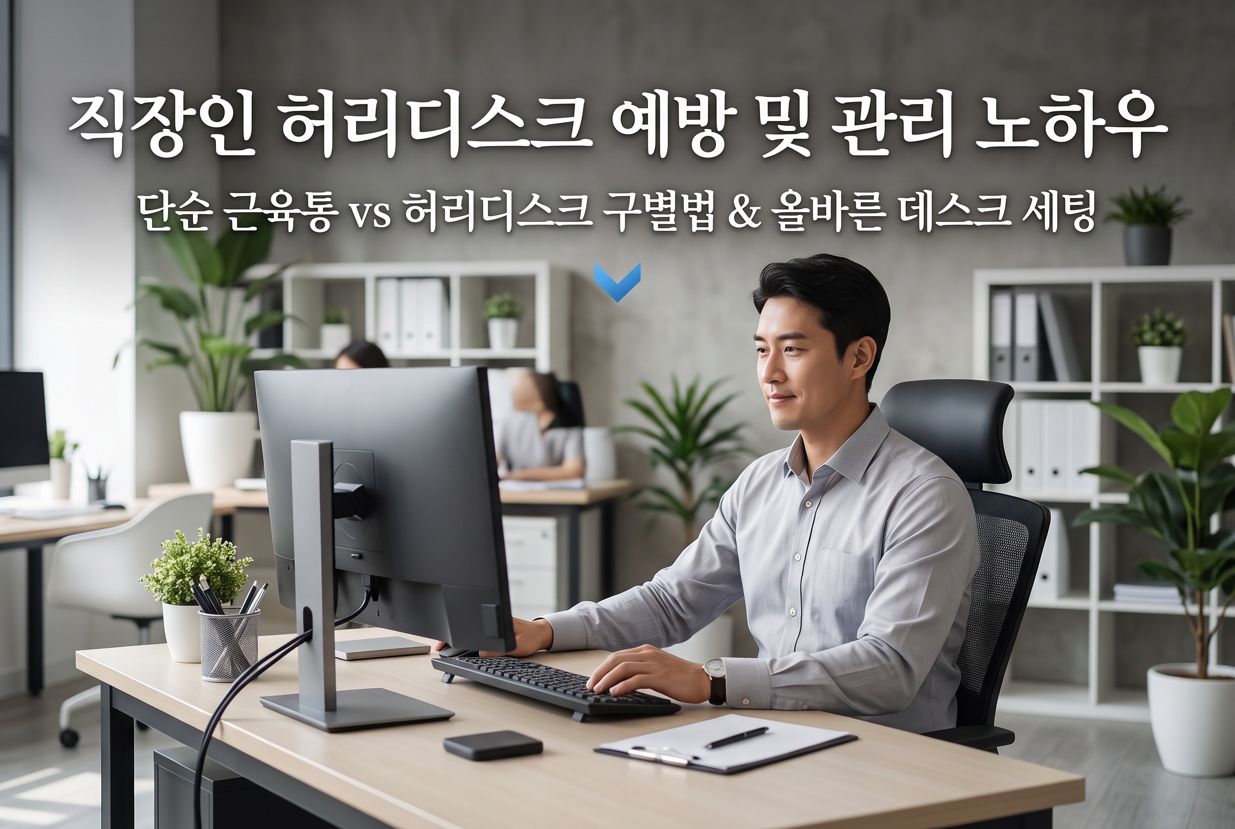 직장인 허리디스크 예방 및 관리 노하우