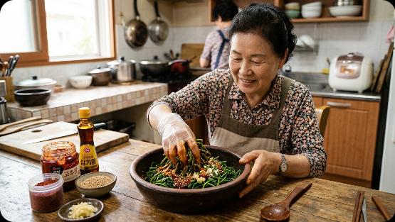 고추장 참나물 무침 만드는 법