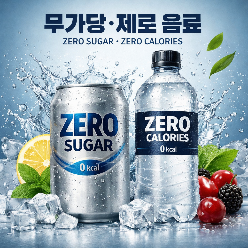 무가당/제로음료 이미지