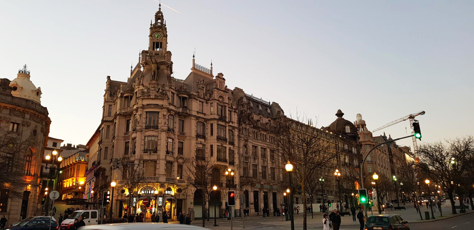 포르투갈 포르토 aliados 광장 멋진 건물