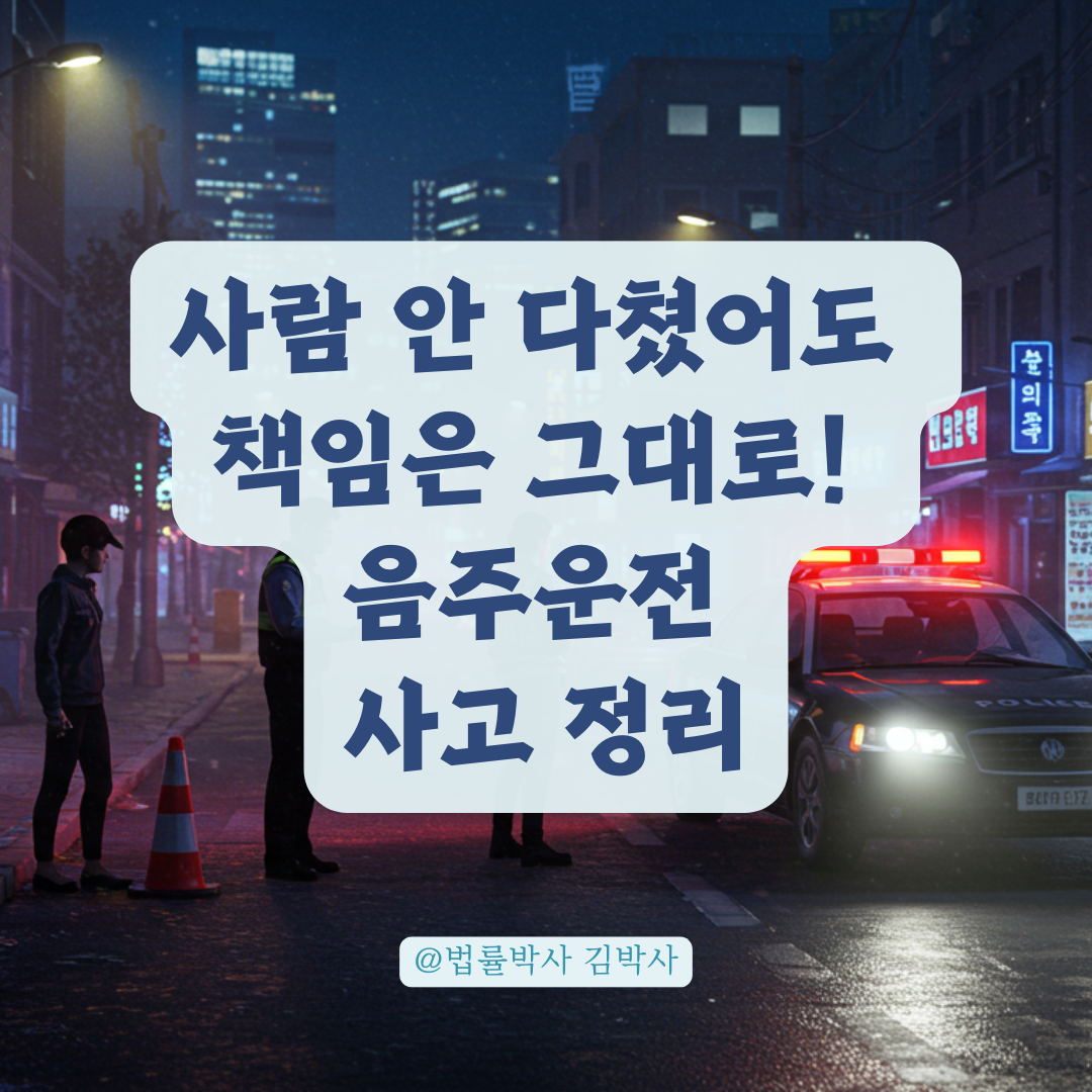 음주운전의 다양한 법적 책임들