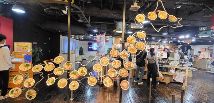 일본 지역별 라멘들을 지도에 표현