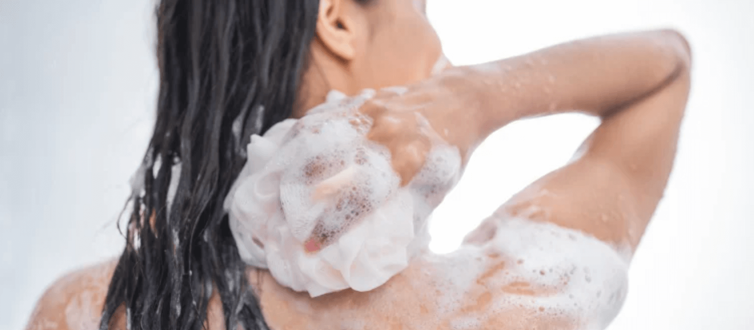 샤워후 씻어내기