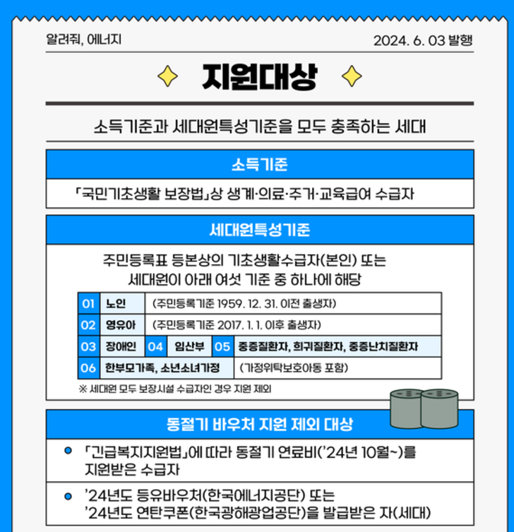 에너지 바우처 지원대상