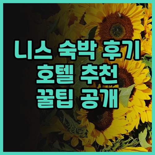 래디슨 블루 호텔 니스 숙박 후기와