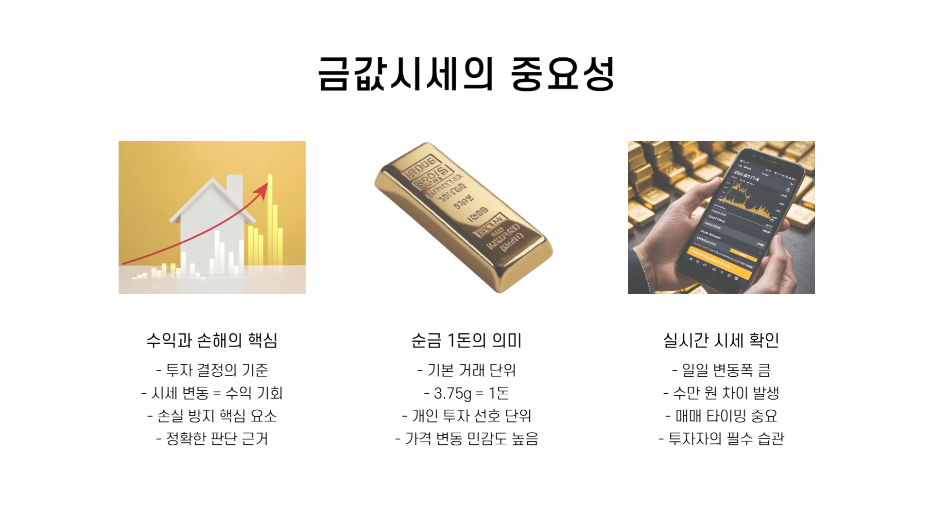 오늘의 금값시세