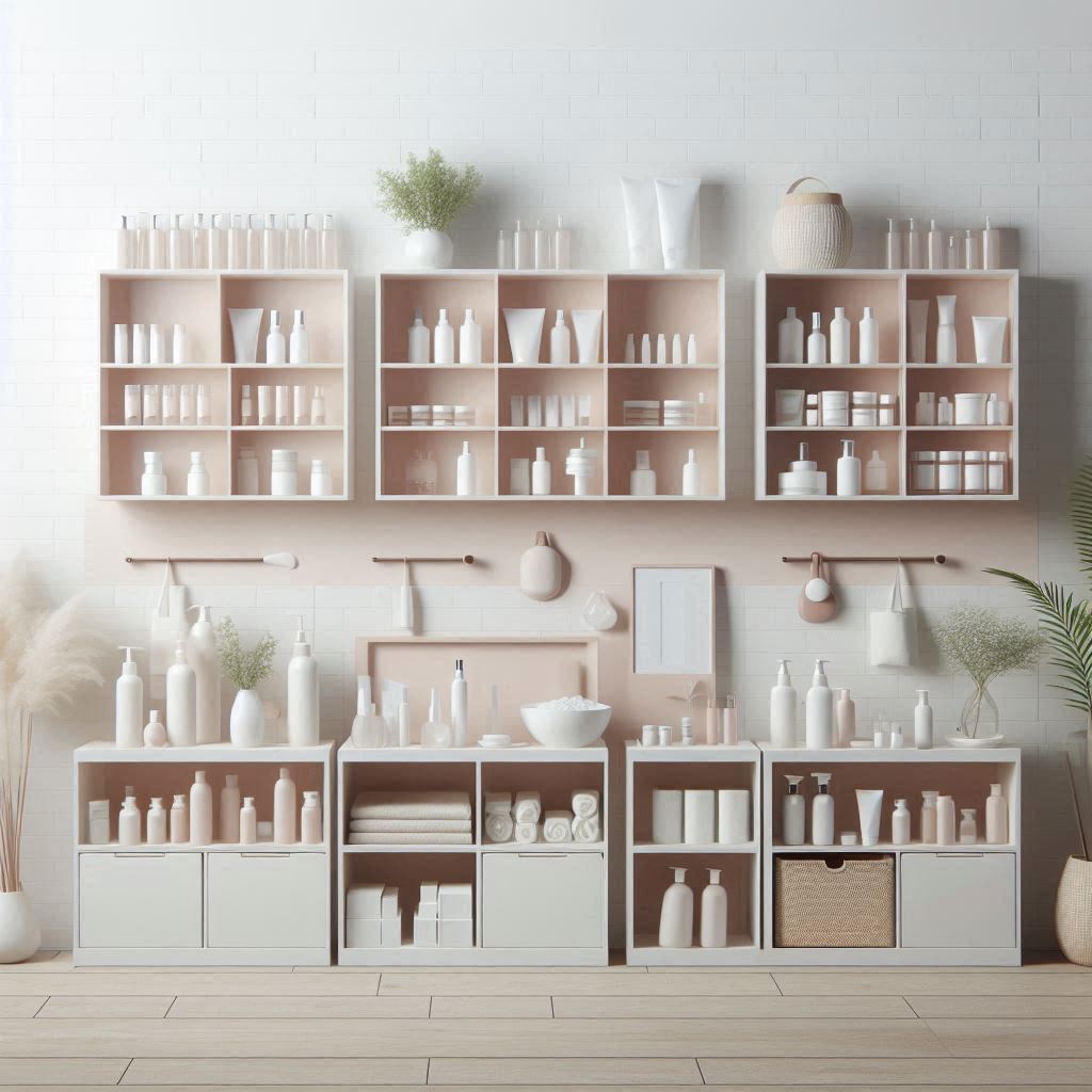 피부,체형관리 샵 배경