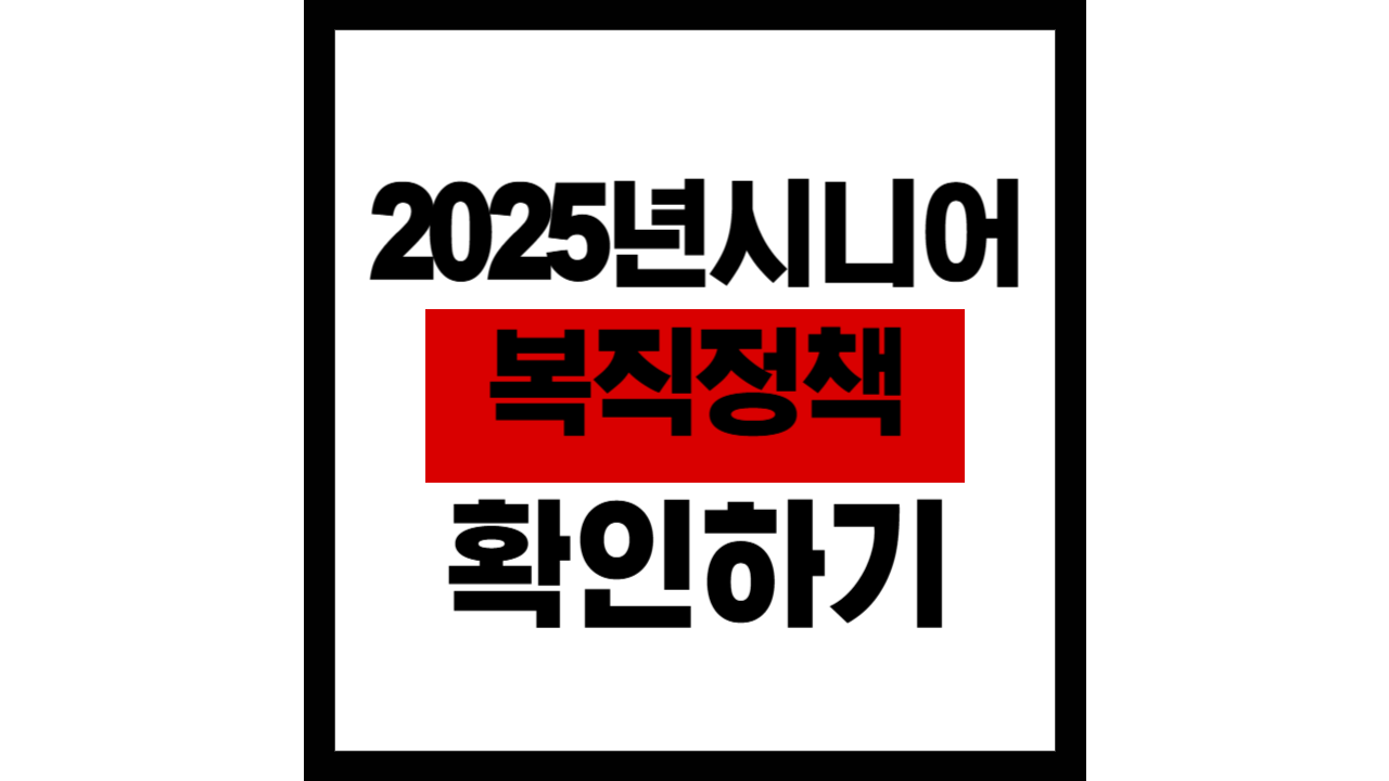2025년, 시니어를 위한 복직 정책