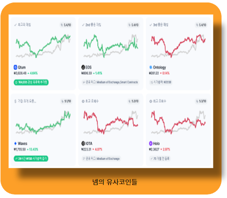 넴의 유사코인들