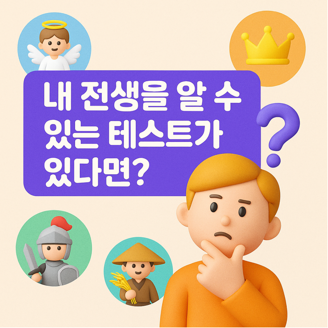 내 전생을 알 수 있는 테스트가 있다면?