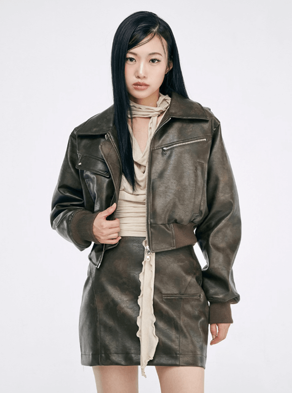 가석방 심사관 이한신 3회 권유리 레더자켓