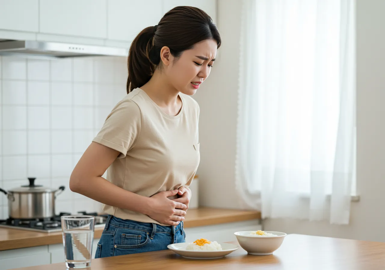 위산을 자극하지 않는 부드러운 식품을 선택