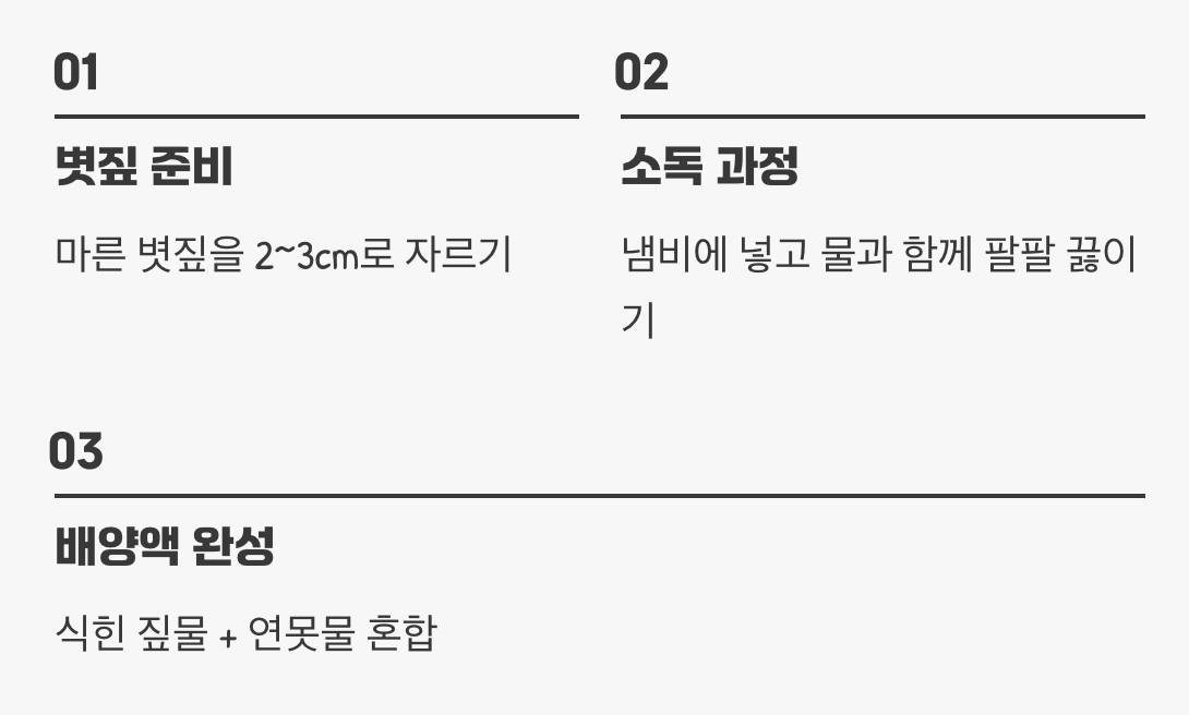 짚신벌레를 위한 특급 레스토랑 만들기