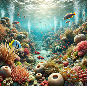 지구 바닷속 풍경