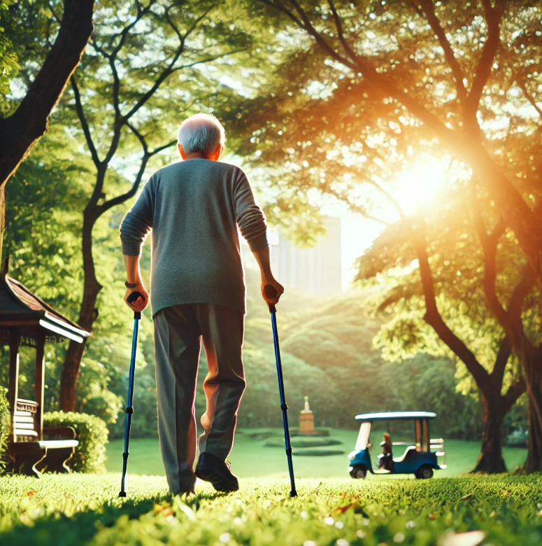 골다공증 예방에 좋은 꾸준히 햇빛을 받으며 걷기