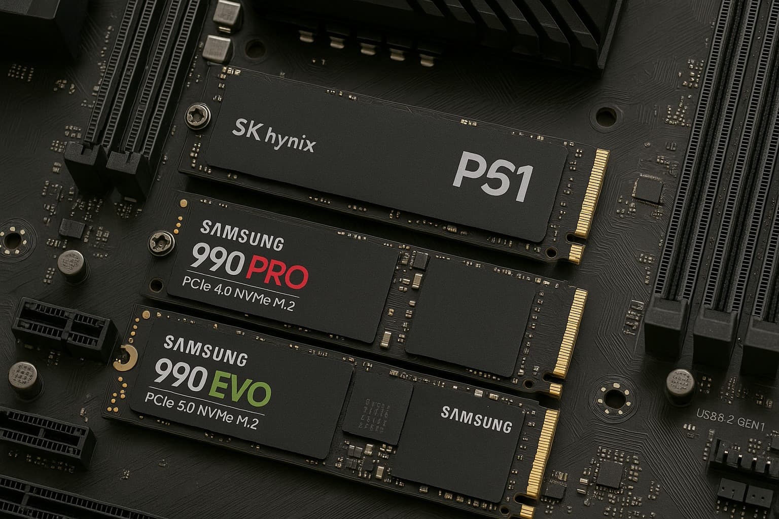 P51 vs 990 PRO vs P41 vs 990 EVO, 작업과 게임에 어울리는 SSD 선택은?