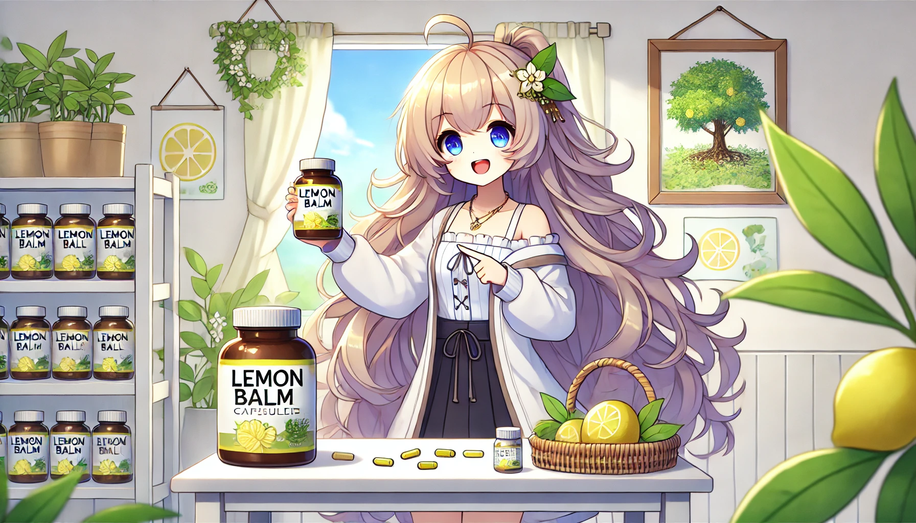 레몬밤 캡슐 및 보충제