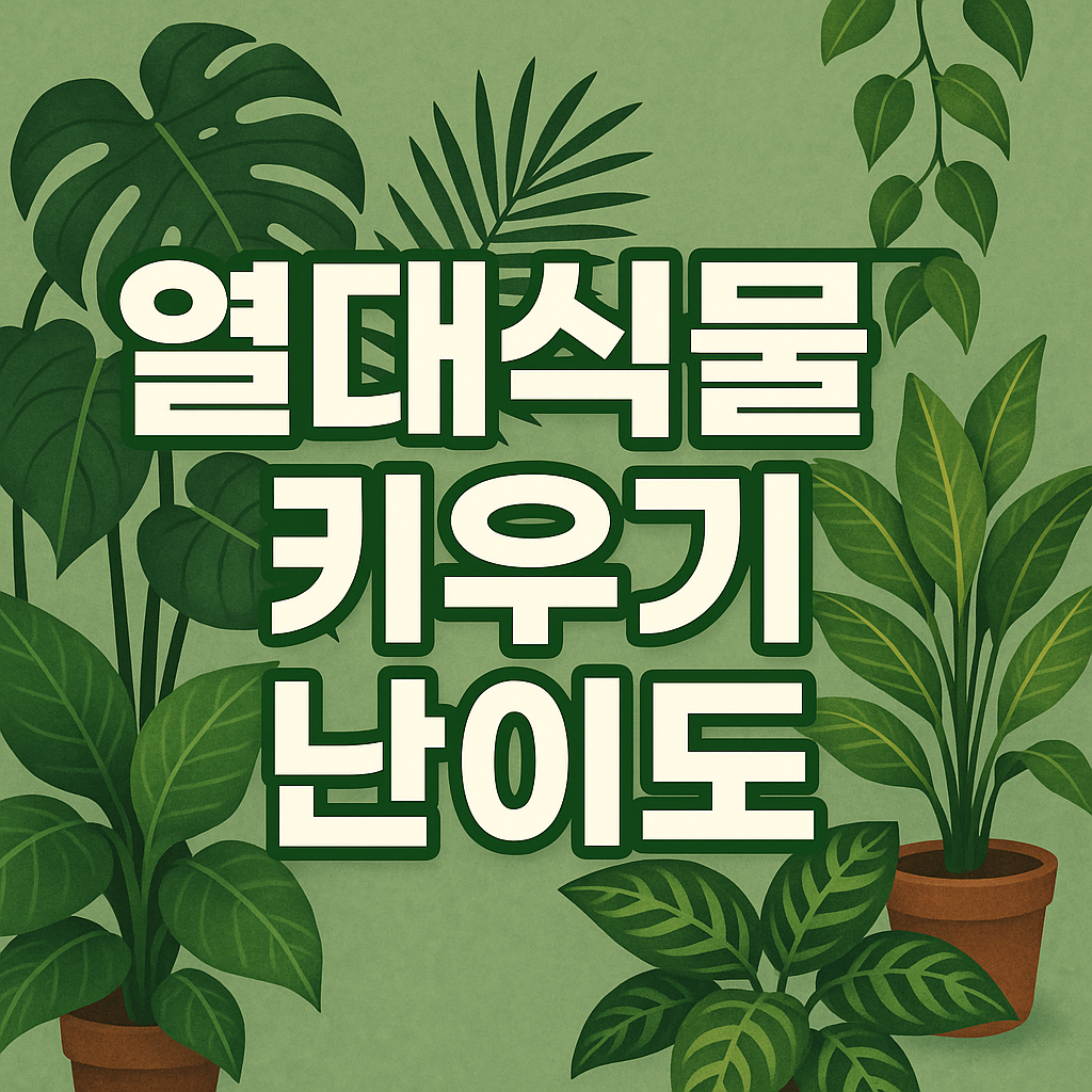 난이도별 열대식물