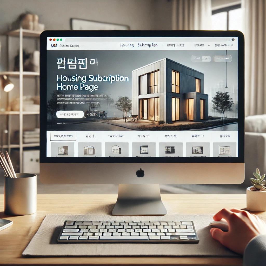 주택청약홈 홈페이지