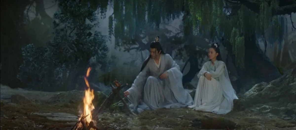 모닥불-앞에-앉아있는-청목-후지