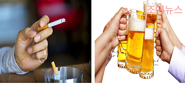 탈모에 나쁜 음식, 흡연과 음주