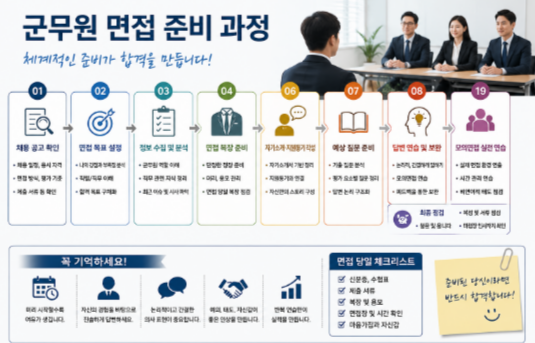 군무원 면접, 어떻게 준비 할까?