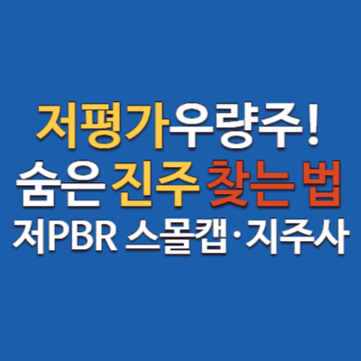 저평가 우량주, 숨은 진주 찾는 법