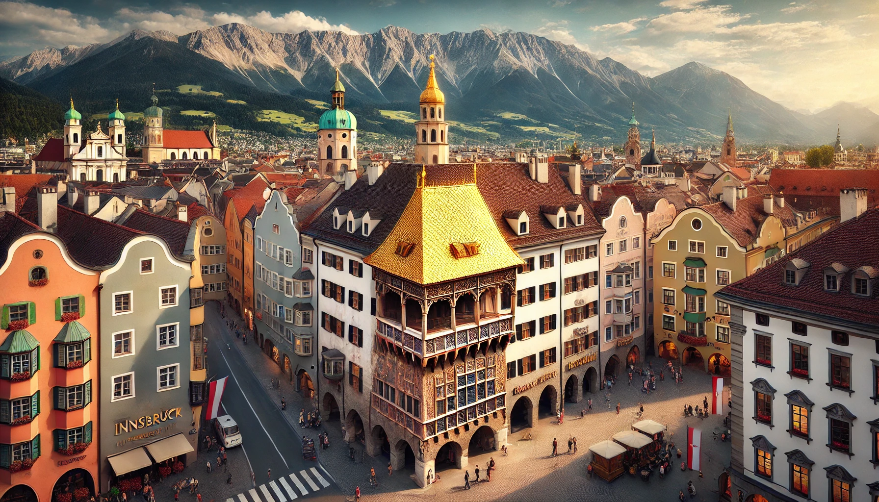 오스트리아 인스브루크의 황금지붕