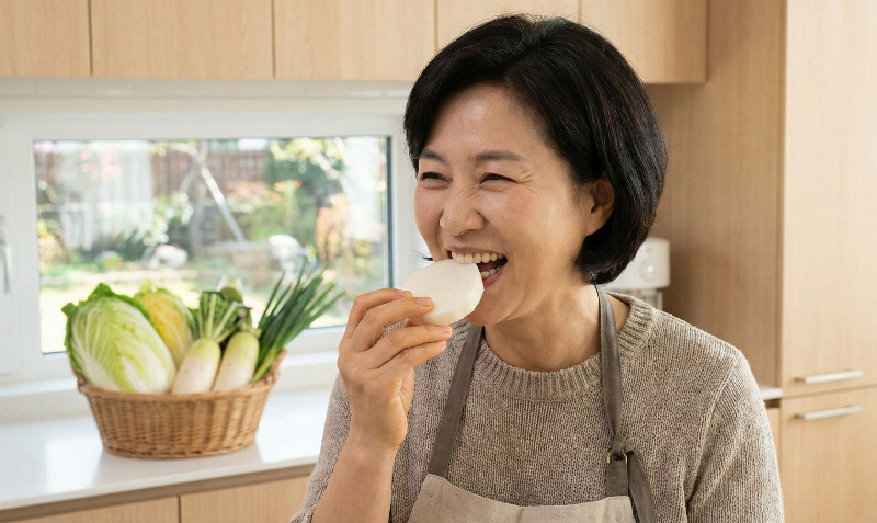 속살만 생으로 먹기