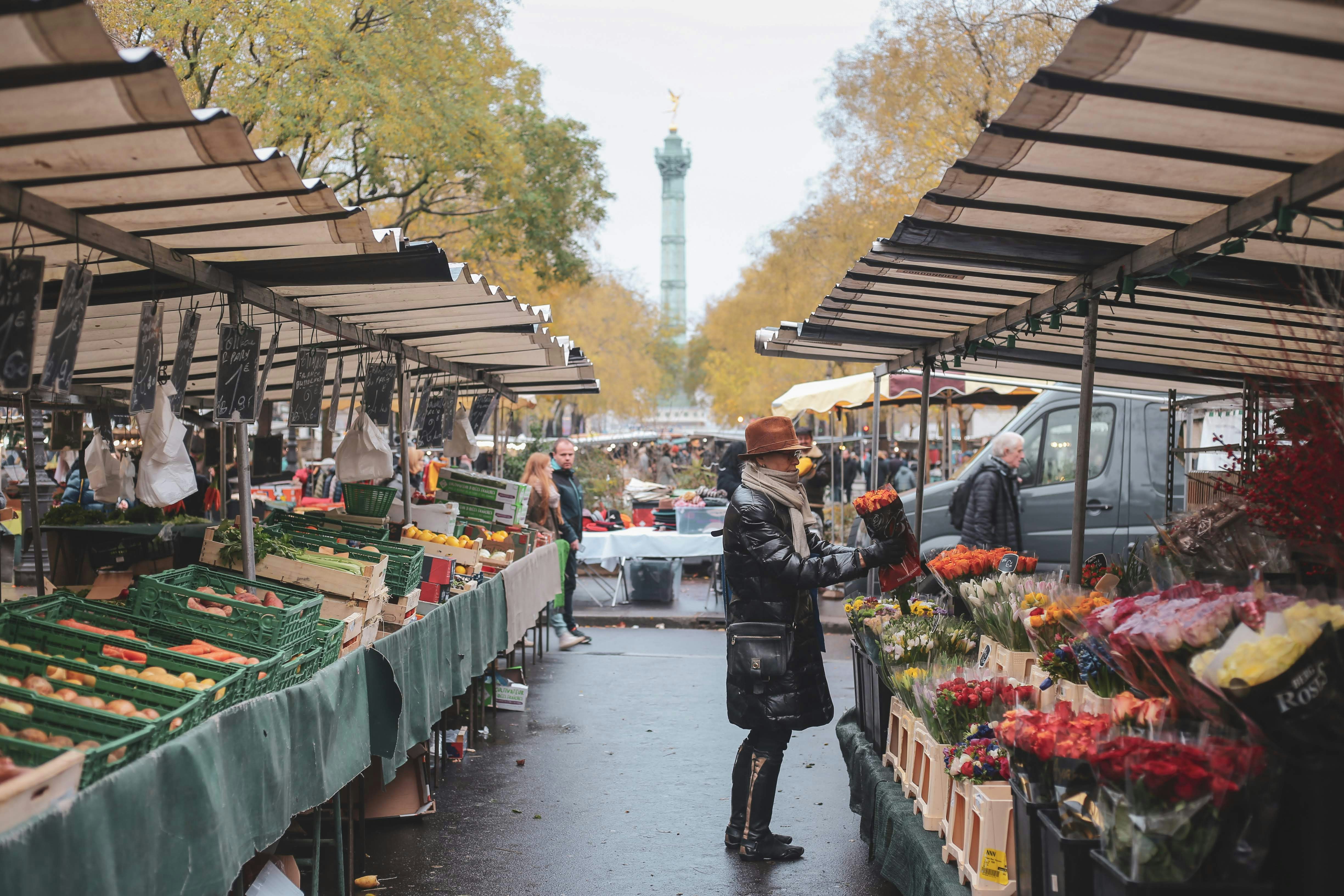 market in paris