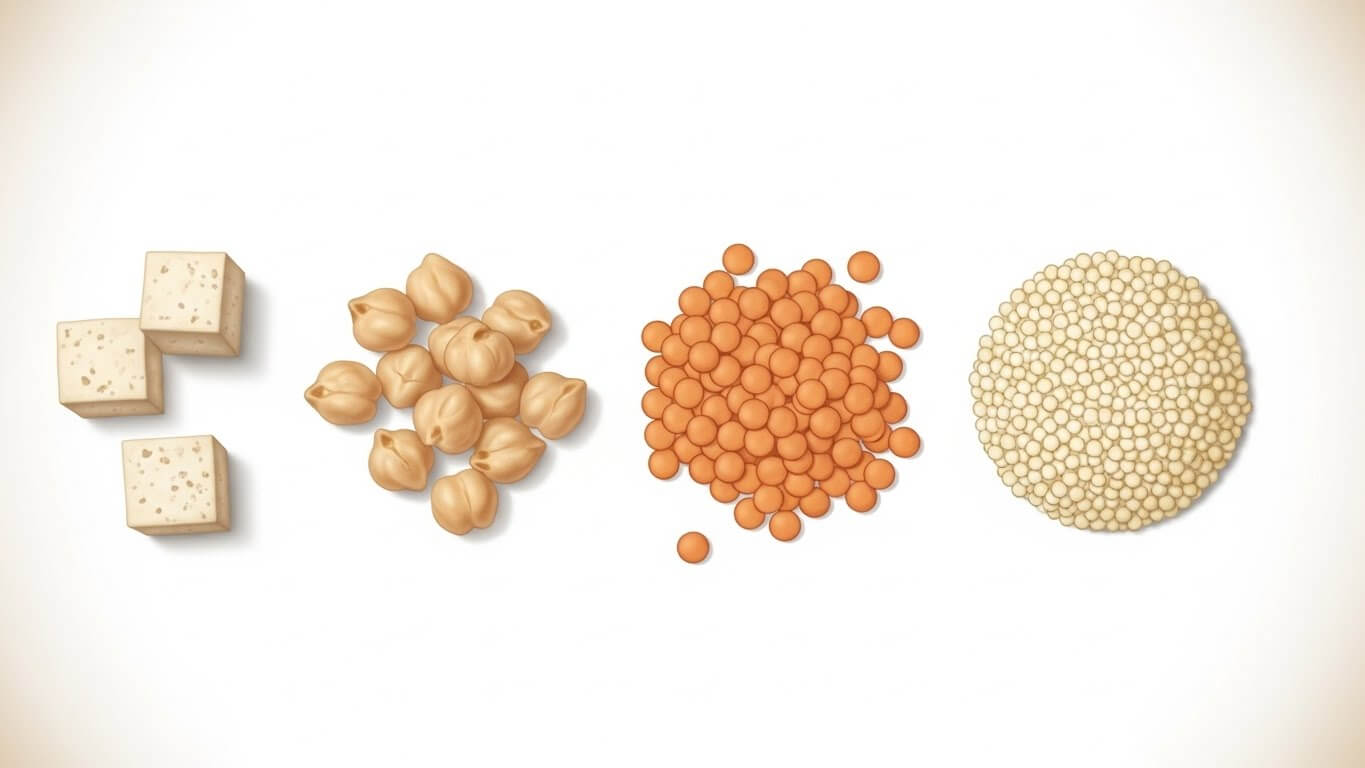 고단백 식물성 식품의 선택과 조합