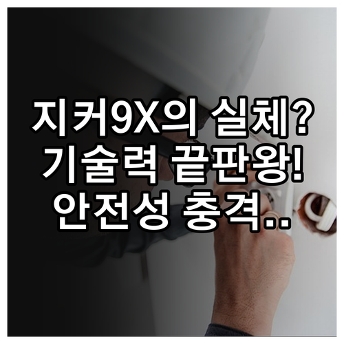 지리 그룹 프리미엄 전기차 지커 9X..