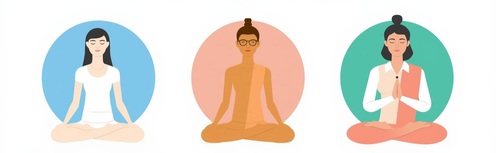 명상추천 비교표: 마음수련 vs 위빳사나 vs MBSR 인포그래픽