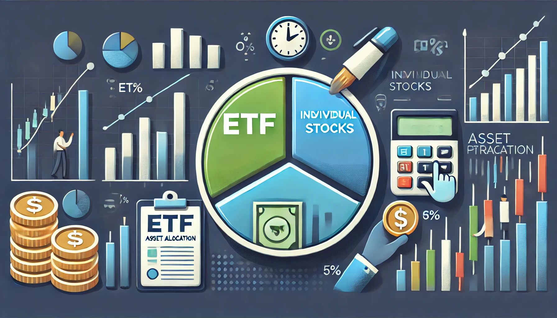 ETF, 개별주식 비율