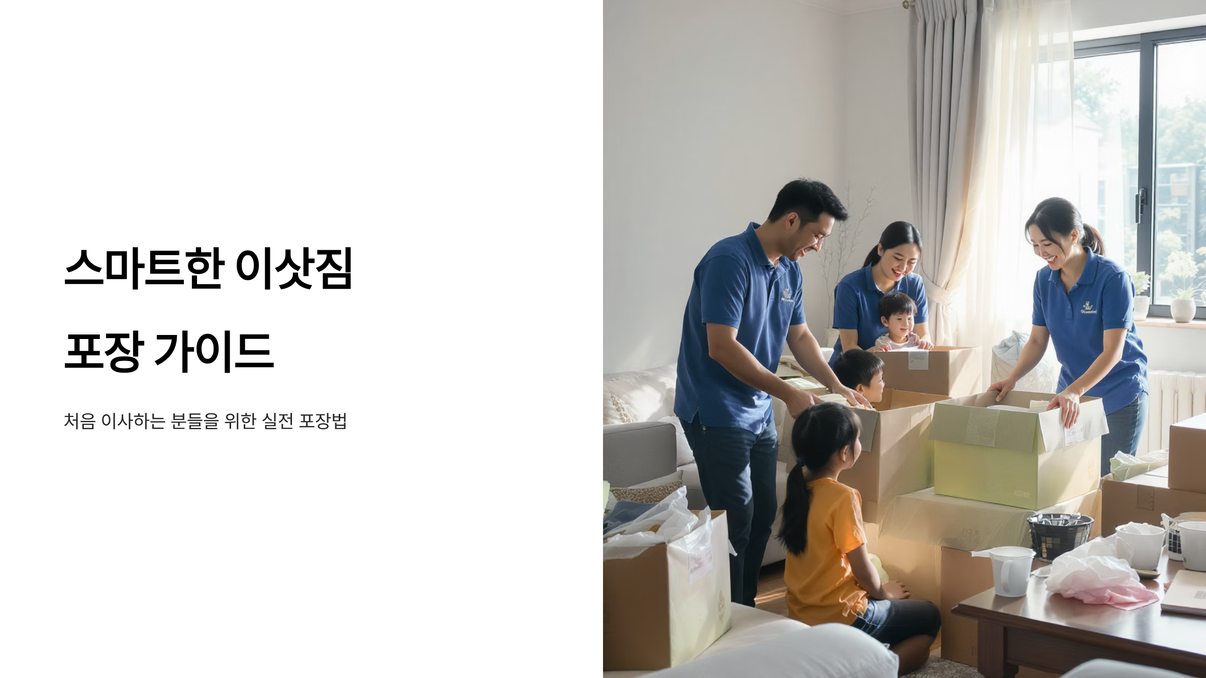 이삿짐 포장 전문가의 비밀 노하우