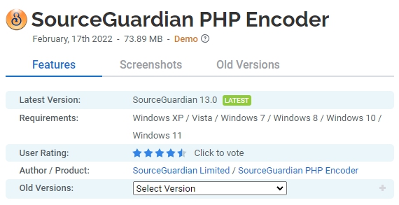 SourceGuardian-PHP-Encoder