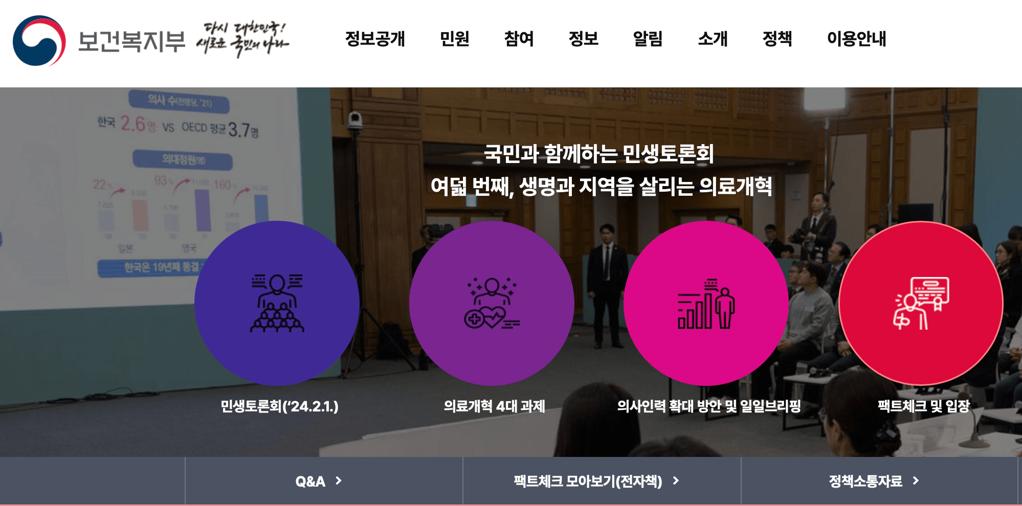 보건복지부-홈페이지