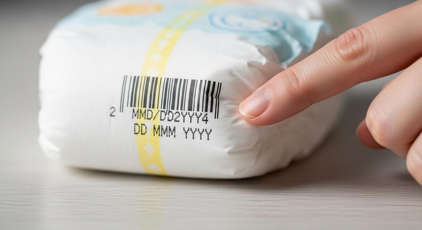 아기 기저귀 유통기한