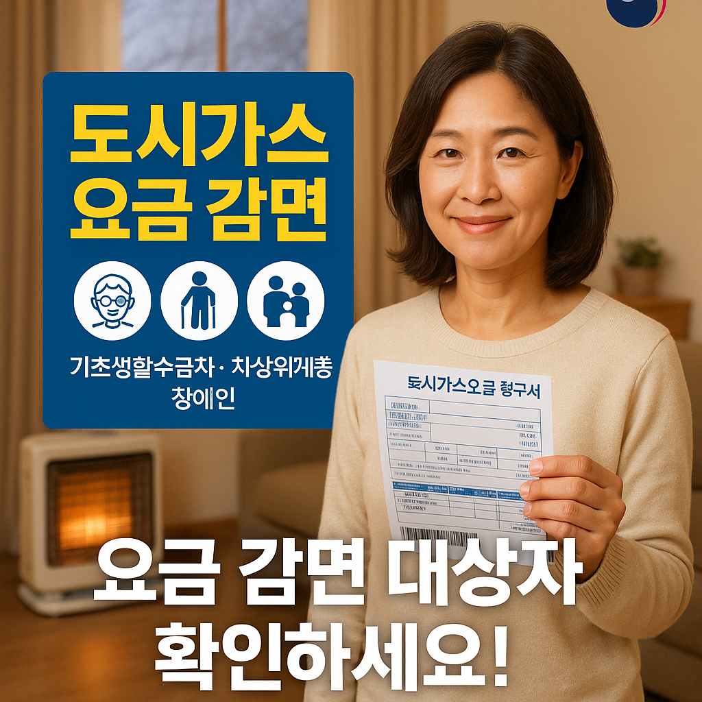 도시가스 요금 감면 대상