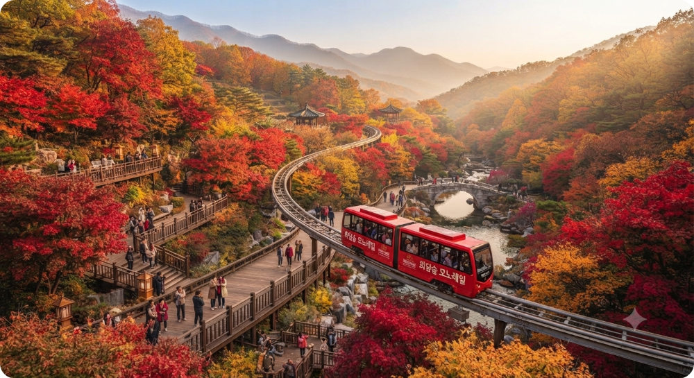 화담숲 입장료 할인&middot;모노레일 예약&middot;취소표 이미지