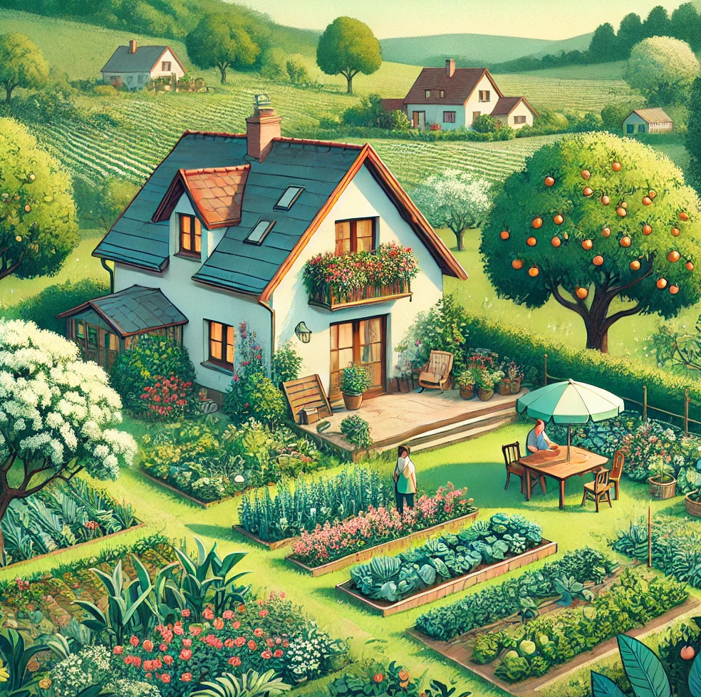 잘먹고 잘살기 이미지 - 전원주택