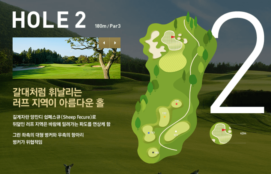 나인브릿지 CC의 코스 공략도 02