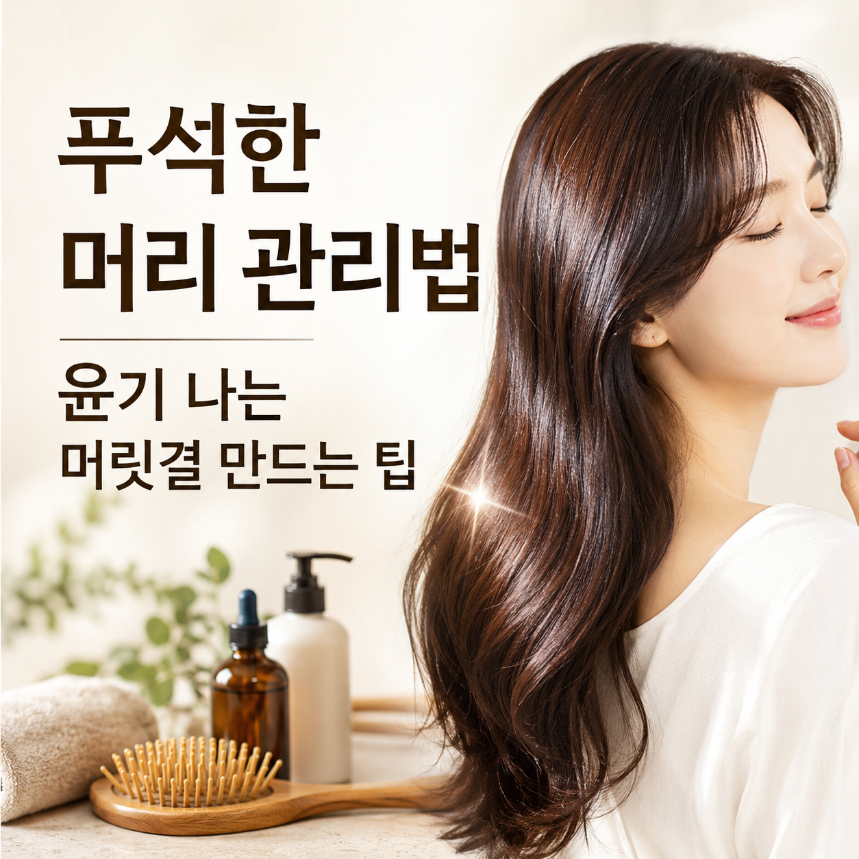 푸석한 머리 관리법